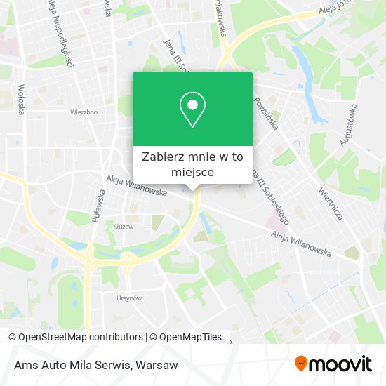 Mapa Ams Auto Mila Serwis