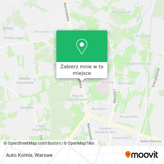 Mapa Auto Komis