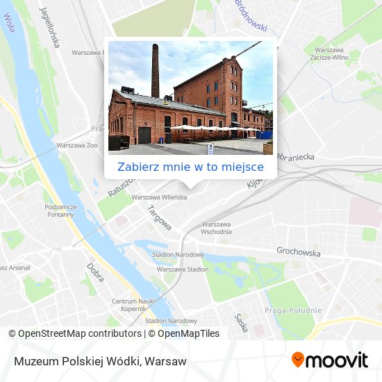 Mapa Muzeum Polskiej Wódki