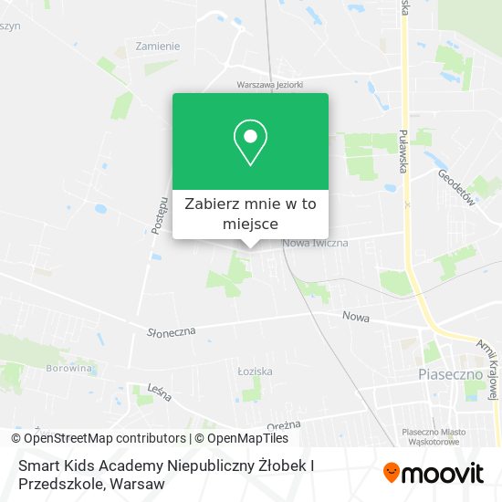 Mapa Smart Kids Academy Niepubliczny Żłobek I Przedszkole