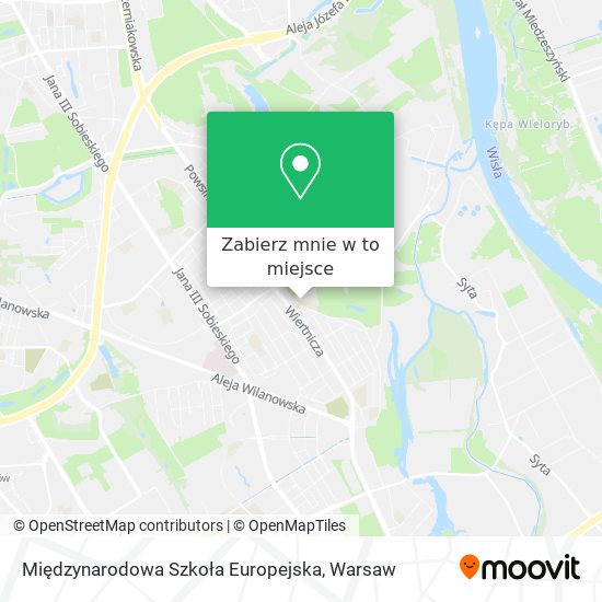 Mapa Międzynarodowa Szkoła Europejska