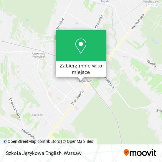 Mapa Szkoła Językowa English