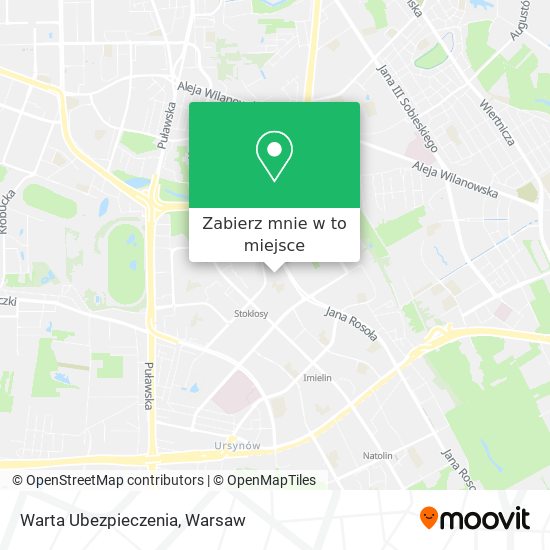 Mapa Warta Ubezpieczenia