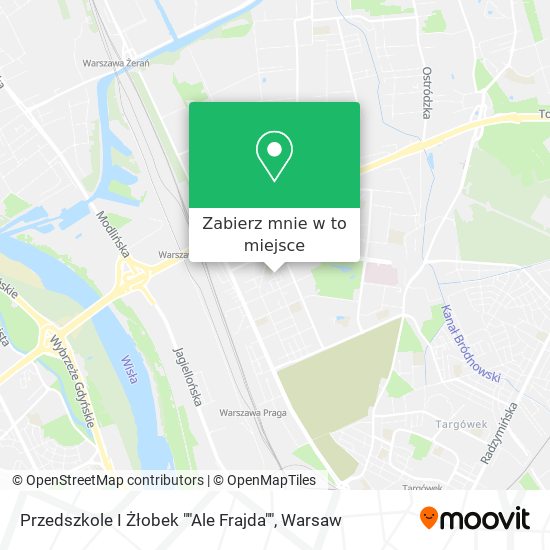 Mapa Przedszkole I Żłobek ""Ale Frajda""