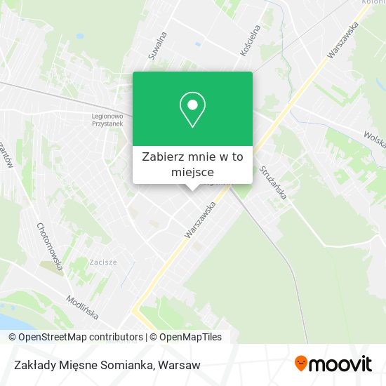 Mapa Zakłady Mięsne Somianka