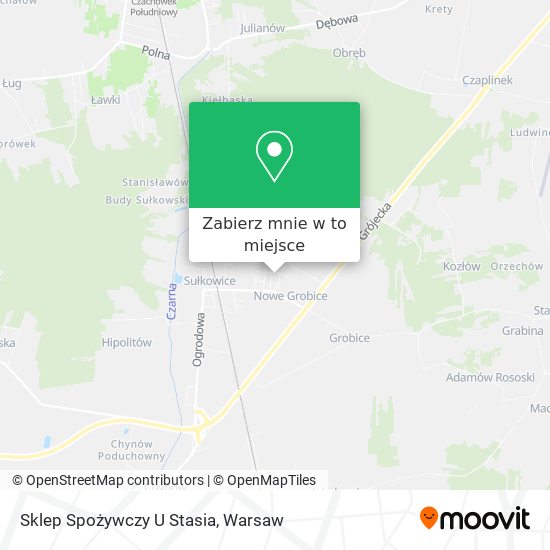 Mapa Sklep Spożywczy U Stasia