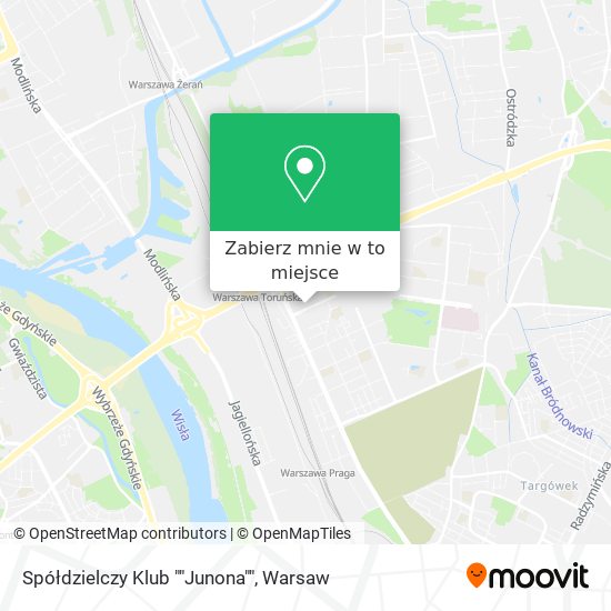 Mapa Spółdzielczy Klub ""Junona""