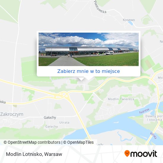 Mapa Modlin Lotnisko