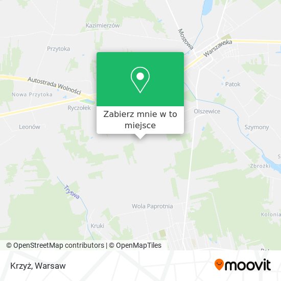 Mapa Krzyż