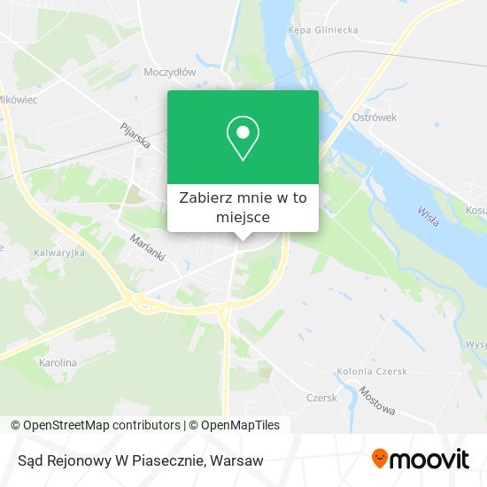 Mapa Sąd Rejonowy W Piasecznie