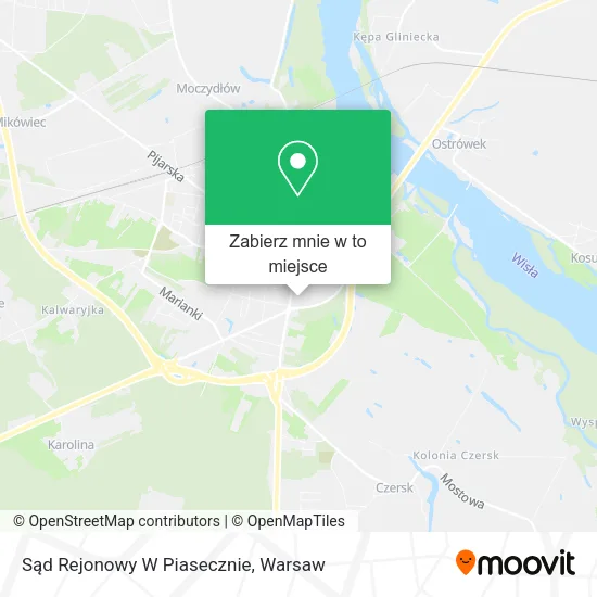 Mapa Sąd Rejonowy W Piasecznie