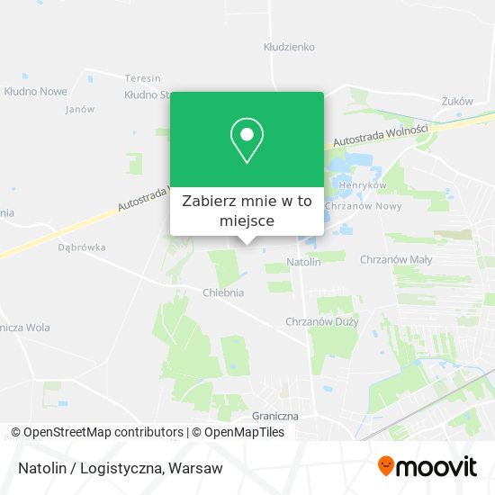 Mapa Natolin / Logistyczna