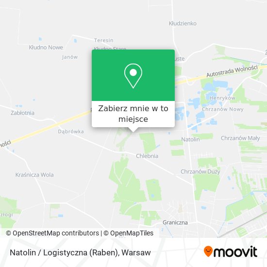 Mapa Natolin / Logistyczna (Raben)