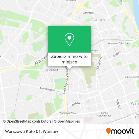 Mapa Warszawa Koło 01