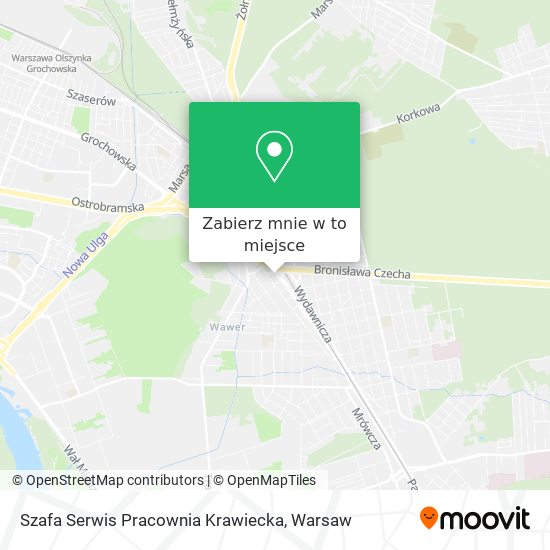 Mapa Szafa Serwis Pracownia Krawiecka