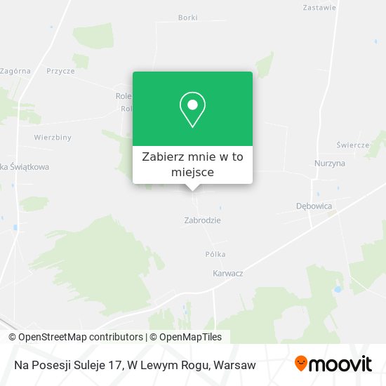 Mapa Na Posesji Suleje 17, W Lewym Rogu