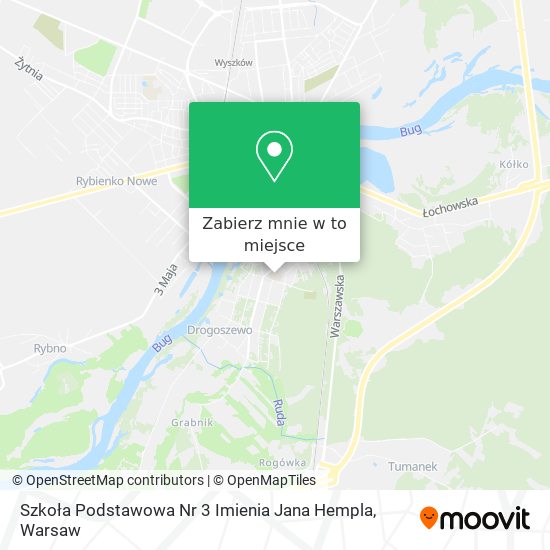 Mapa Szkoła Podstawowa Nr 3 Imienia Jana Hempla