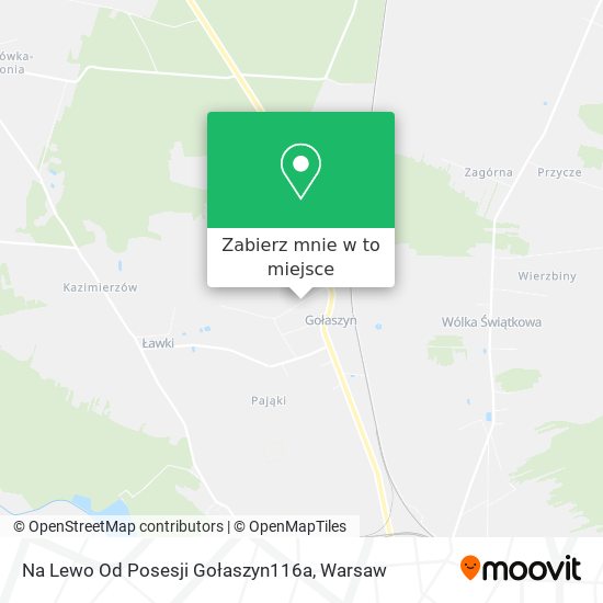 Mapa Na Lewo Od Posesji Gołaszyn116a