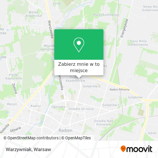 Mapa Warzywniak