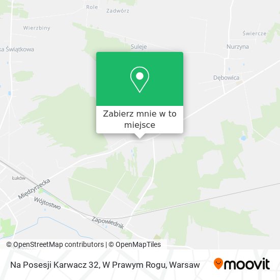 Mapa Na Posesji Karwacz 32, W Prawym Rogu