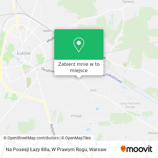 Mapa Na Posesji  Łazy 88a, W Prawym Rogu