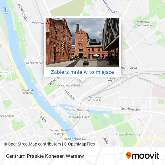 Mapa Centrum Praskie Koneser