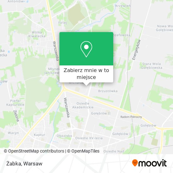 Mapa Żabka