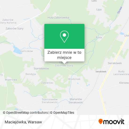 Mapa Maciejówka