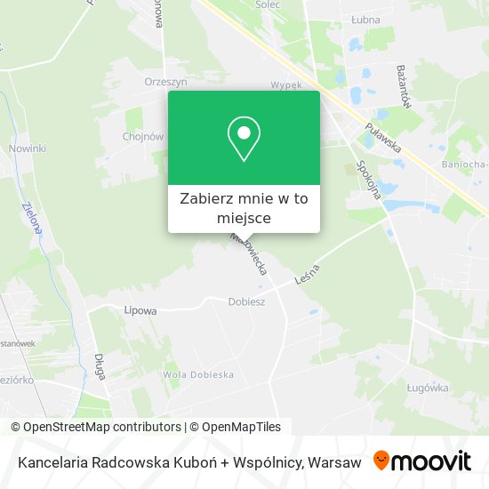 Mapa Kancelaria Radcowska Kuboń + Wspólnicy