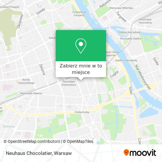 Mapa Neuhaus Chocolatier