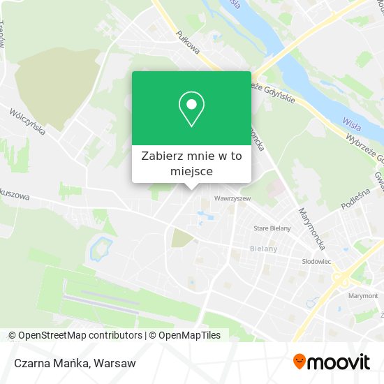 Mapa Czarna Mańka