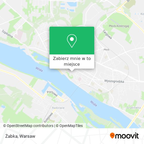 Mapa Żabka