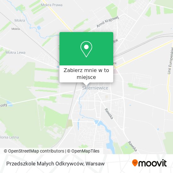 Mapa Przedszkole Małych Odkrywców