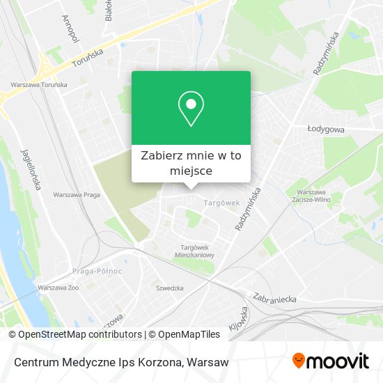 Mapa Centrum Medyczne Ips Korzona