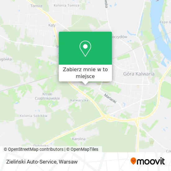 Mapa Zieliński Auto-Service