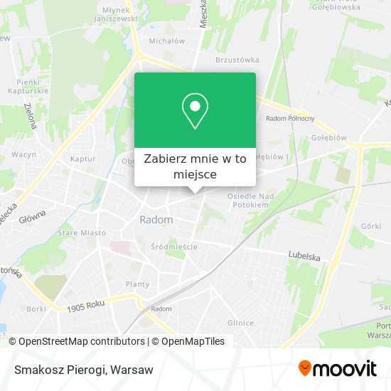 Mapa Smakosz Pierogi