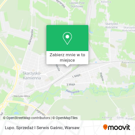 Mapa Lupo. Sprzedaż I Serwis Gaśnic