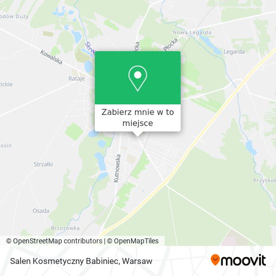 Mapa Salen Kosmetyczny Babiniec