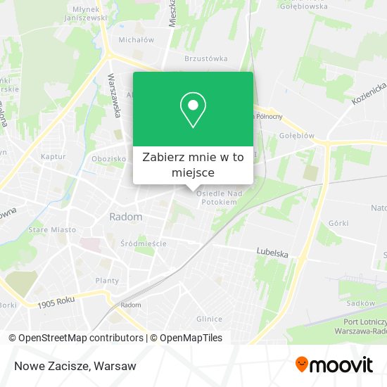 Mapa Nowe Zacisze