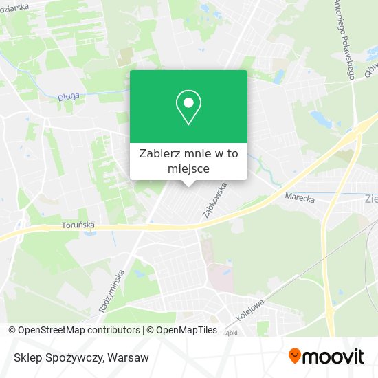 Mapa Sklep Spożywczy