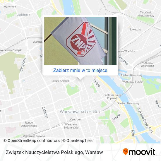 Mapa Związek Nauczycielstwa Polskiego