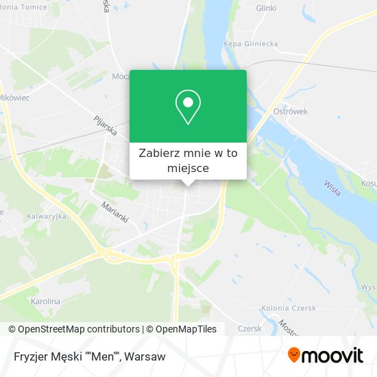 Mapa Fryzjer Męski ""Men""