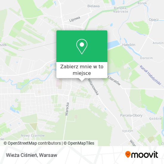 Mapa Wieża Ciśnień