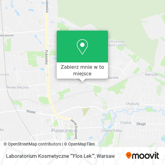 Mapa Laboratorium Kosmetyczne ""Flos Lek""