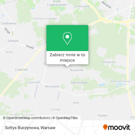 Mapa Sołtys Buczynowa