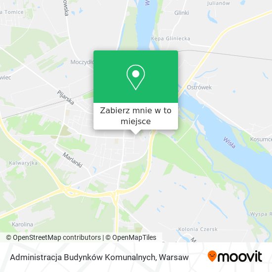 Mapa Administracja Budynków Komunalnych