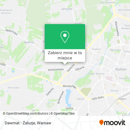 Mapa Dawmat - Żaluzje