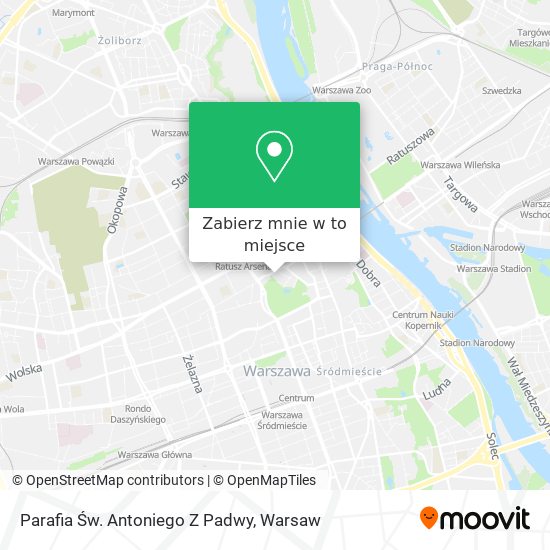 Mapa Parafia Św. Antoniego Z Padwy