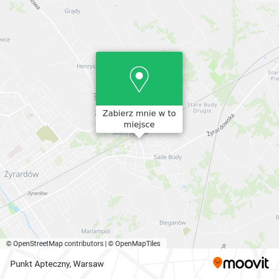 Mapa Punkt Apteczny