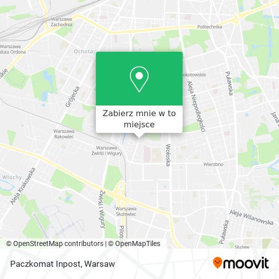 Mapa Paczkomat Inpost